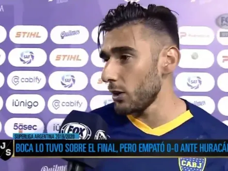 La emoción de Salvio luego de su esperado debut con la camiseta de Boca