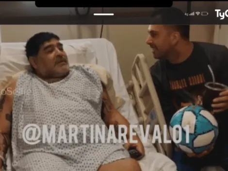 Maradona, desde la clínica: "Me operé la derecha porque me aguantó todo"