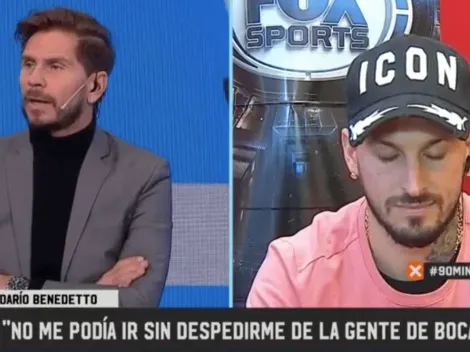 Benedetto casi se emociona al hablar de sus compañeros: "Me fui rápido para no llorar"