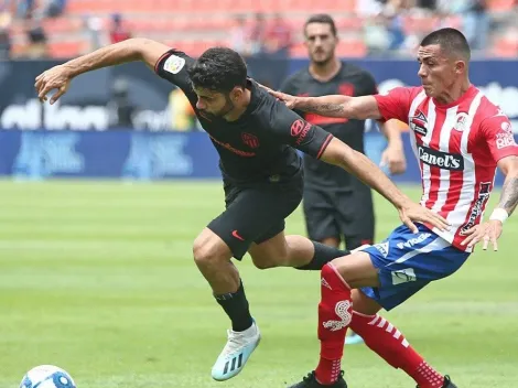 El Atlético de Madrid venció al de San Luis y Héctor Herrera fue ovacionado