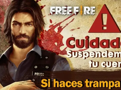 Garena lanza un nuevo mensaje a los tramposos de Free Fire y anuncia baneo de cuentas