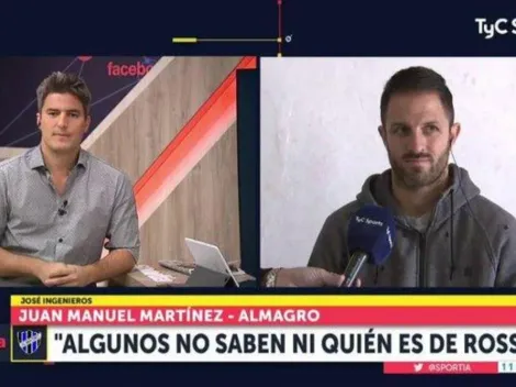 Burrito Martínez: "Algunos en Almagro ni saben quién es De Rossi"