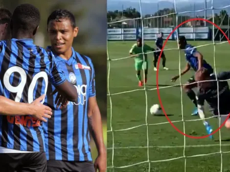 Pero qué baile al portero le hizo Muriel para golazo en pretemporada con Atalanta