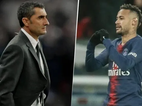 A Valverde le preguntaron por Neymar y él contó que "está contento con los jugadores que tiene"