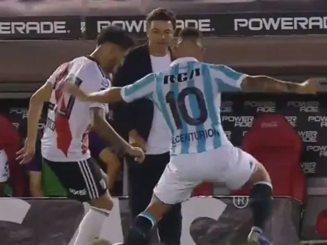 River recordó el último clásico ante Racing trolleando a Centurión