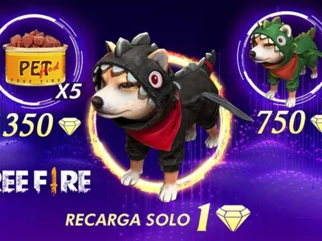 Shiba, el perrito dragón es la nueva mascota de Free Fire ¡Se puede conseguir por 1 Diamante!