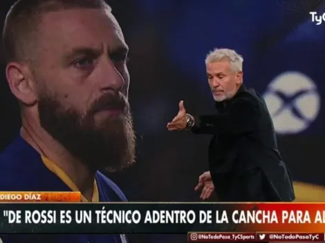 Diego Díaz, en 'No Todo Pasa', comparó a De Rossi con un jugador de River