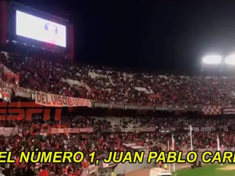 Video: así reaccionó la hinchada de River cuando la voz del estadio nombró a Carrizo