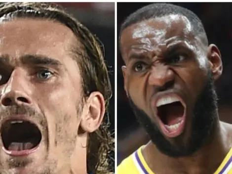 LeBron James le mandó un mensaje a Antoine Griezmann por su celebración ante el Betis