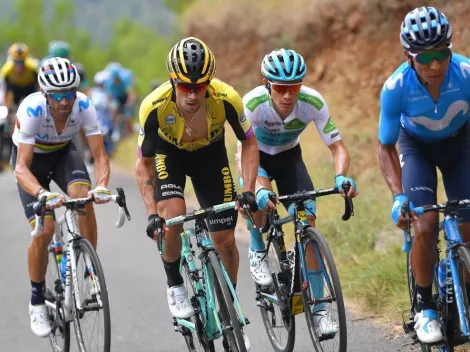 Quintana se dedicó a ayudar a Valverde, pero al final el español dijo: "Nairo intentó irse solo"