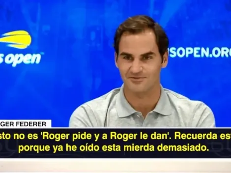 Federer explotó como nunca antes: "Ya he oído esta mier... demasiado"