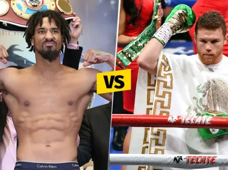 Andrade le respondió a Canelo: lo desafió en redes sociales