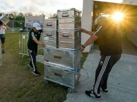 El insólito vestidor de México en Bermudas