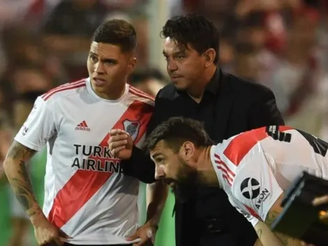 Gallardo reveló qué le dijo a Quintero antes de entrar a la cancha