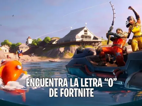 Donde encontrar la letra "O" de Fortnite - Desafíos Mar Abierto