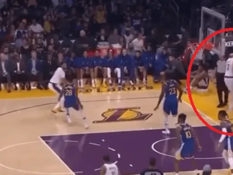 Video: JaVale McGee fingió una lesión y troleó a los Warriors de la forma más diabólica