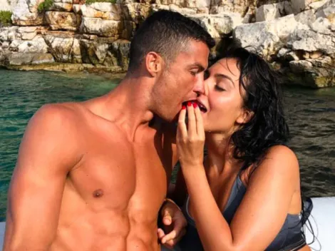 Un sueño: Cristiano subió foto en la pileta con Georgina Rodríguez