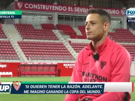 Chicharito señaló que se ve levantando la Copa del Mundo