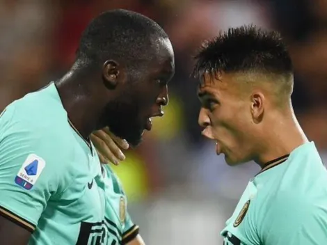 Doblete de Lautaro y doblete de Lukaku para el triunfo de Inter ante Sassuolo