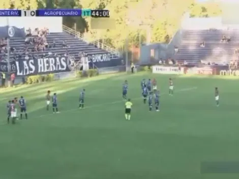 Video: bombazo espectacular de larga distancia para un golazo de Agropecuario