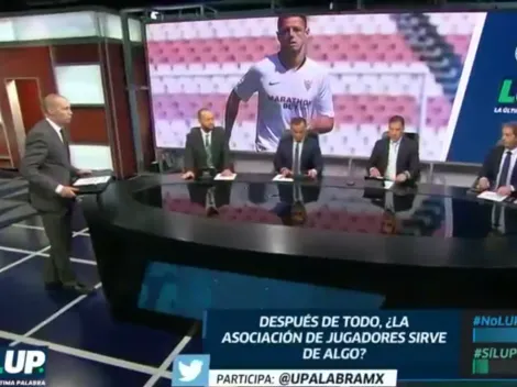 En Fox Sports se cruzaron al aire tras la entrevista a Chicharito