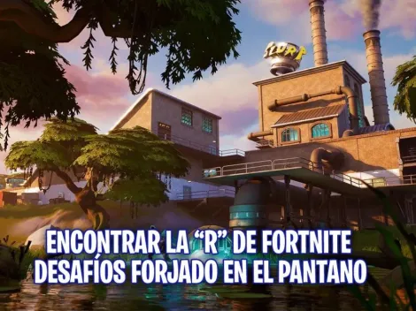 ¿Dónde está la "R" de Fortnite? Desafíos Forjado en el Sorbete