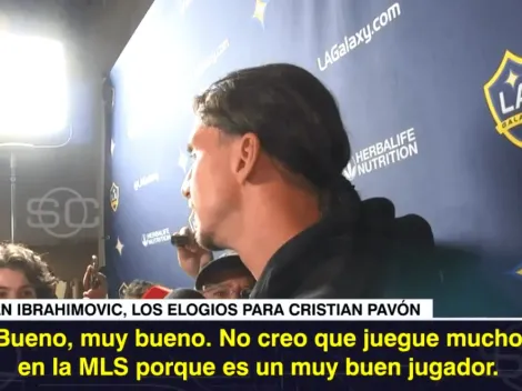 Zlatan, maravillado con Pavón: "No va a durar mucho en la MLS"