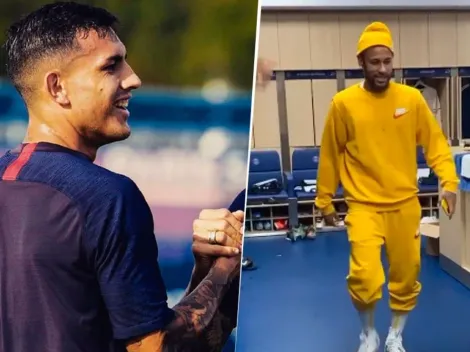 Paredes vio cómo se vistió Neymar y lo trolleó en Instagram con un nuevo apodo