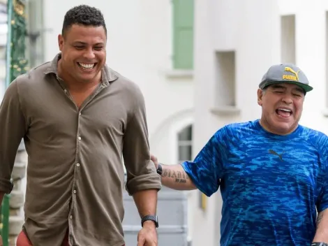 De un fenómeno a otro: Ronaldo saludó a Maradona por su cumpleaños con una foto super tierna