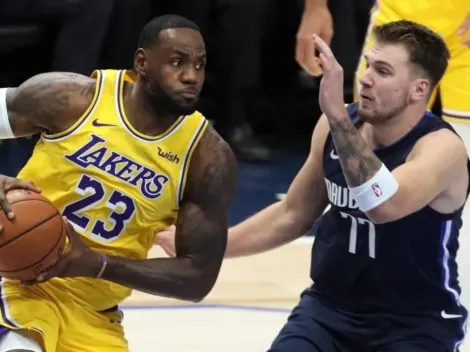 Es el heredero: el insulto amistoso con el que LeBron homenajeó a Luka Doncic