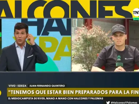 Castillo quiso pinchar a Quintero con los cruces ante Boca y él tiró: "Nosotros no hacemos el fixture"