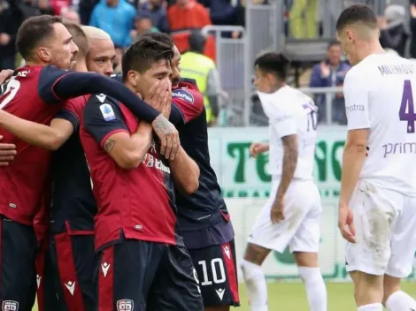 Aplastante triunfo de Cagliari ante Fiorentina, con golazo de Gio Simeone