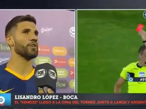 Lisandro López, sobre los de Vélez: "Algunos cuando juegan contra Boca se ponen un poco violentos"