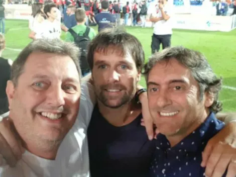 Dos ídolos de River: el saludo de Cavenaghi a Francescoli por su cumpleaños