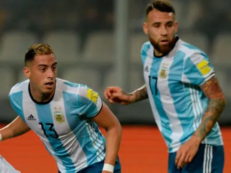 Funes Mori posó tirando facha y la respuesta de Otamendi fue la de todos