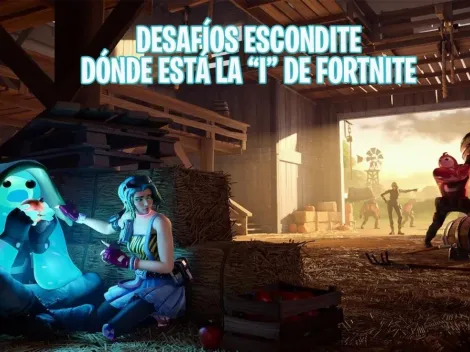 Desafíos Escondite: donde está la "I" de Fortnite