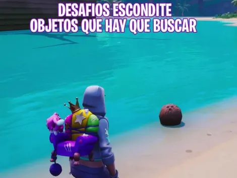 Como completar el desafío "Consume objetos que hay que buscar" en Fortnite