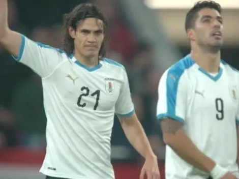 Para que miren en PSG: Cavani tardó 15' en abrir el marcador para Uruguay