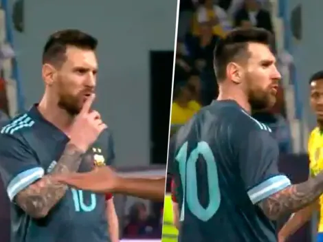 Video: el momento en que Messi mandó a callar en la cara a Tite