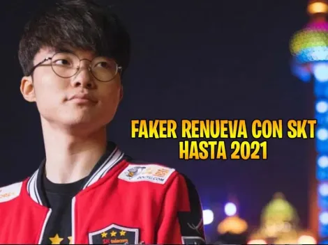 ¡Hay Faker para rato! SKT le renovó el contrato hasta 2021