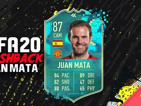 Juan Mata disponible como Flashback SBC en el FUT del FIFA 20