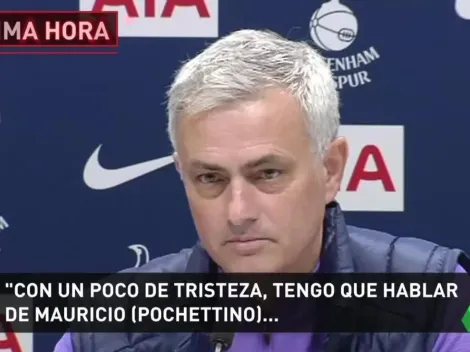 En su presentación oficial con Tottenham, Mourinho homenajeó a Pochettino