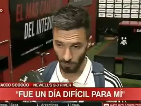 Scocco, sobre su gol a Newell's: "El que menos disfruté en mi carrera"