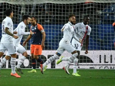 Montpellier ganaba hasta que apareció Neymar y PSG lo dio vuelta en 7'