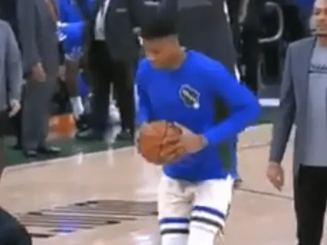 Qué bailecito: Giannis Antetokounmpo presumió sus pasos en la pista