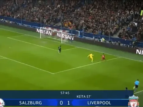 Sin ángulo y de derecha: el golazo imposible de Salah en Champions League