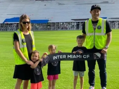 Luis Robles visitó el estadio de Inter Miami