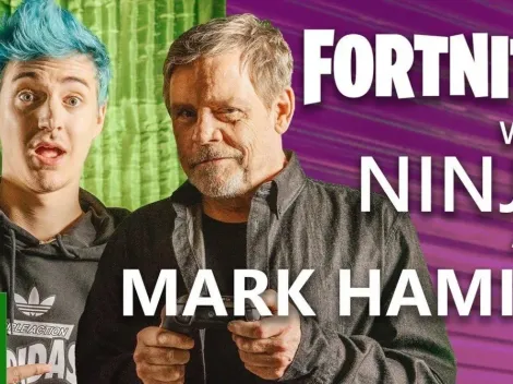 Ninja le enseña a Luke Skywalker a jugar Fortnite