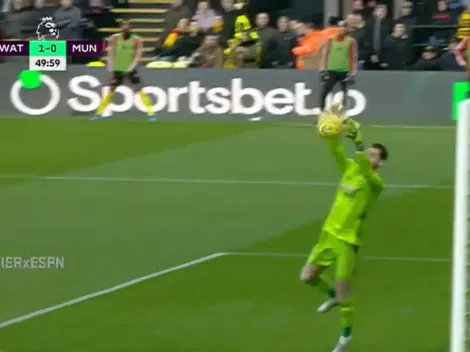 Se le escapó la pelota de las manos y De Gea se metió un gol insólito