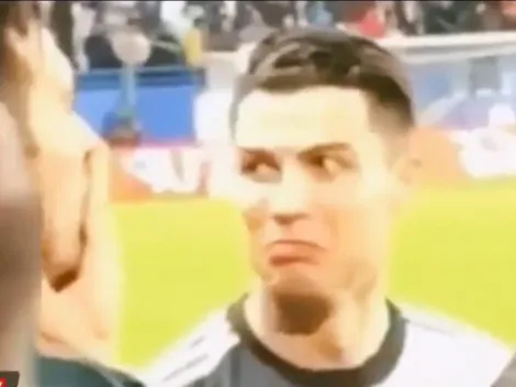 La reacción de Cristiano cuando unos fanáticos le cantaron por Messi